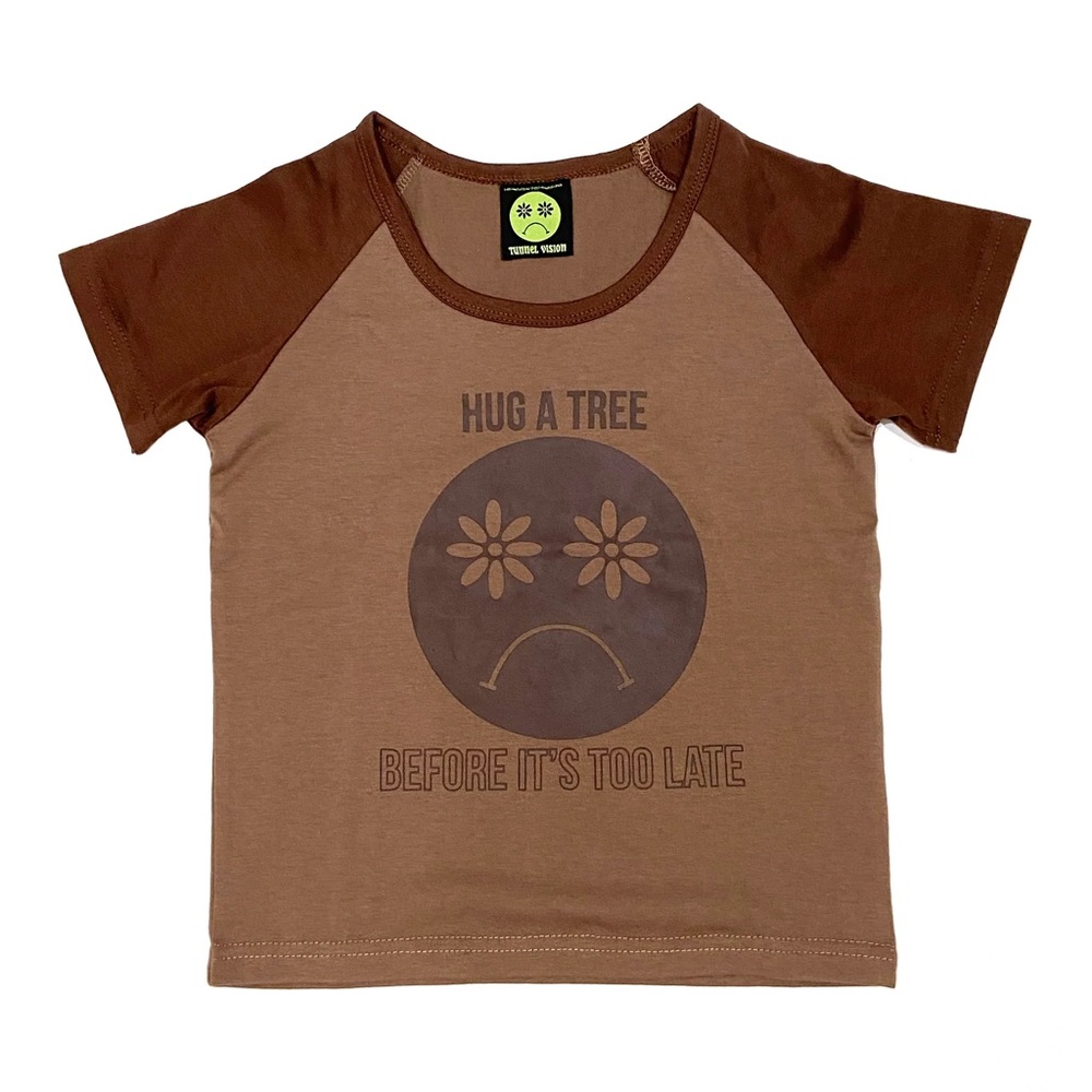 Tunnel Vision Hug a Tree Before It’s Too Late Baby Tee